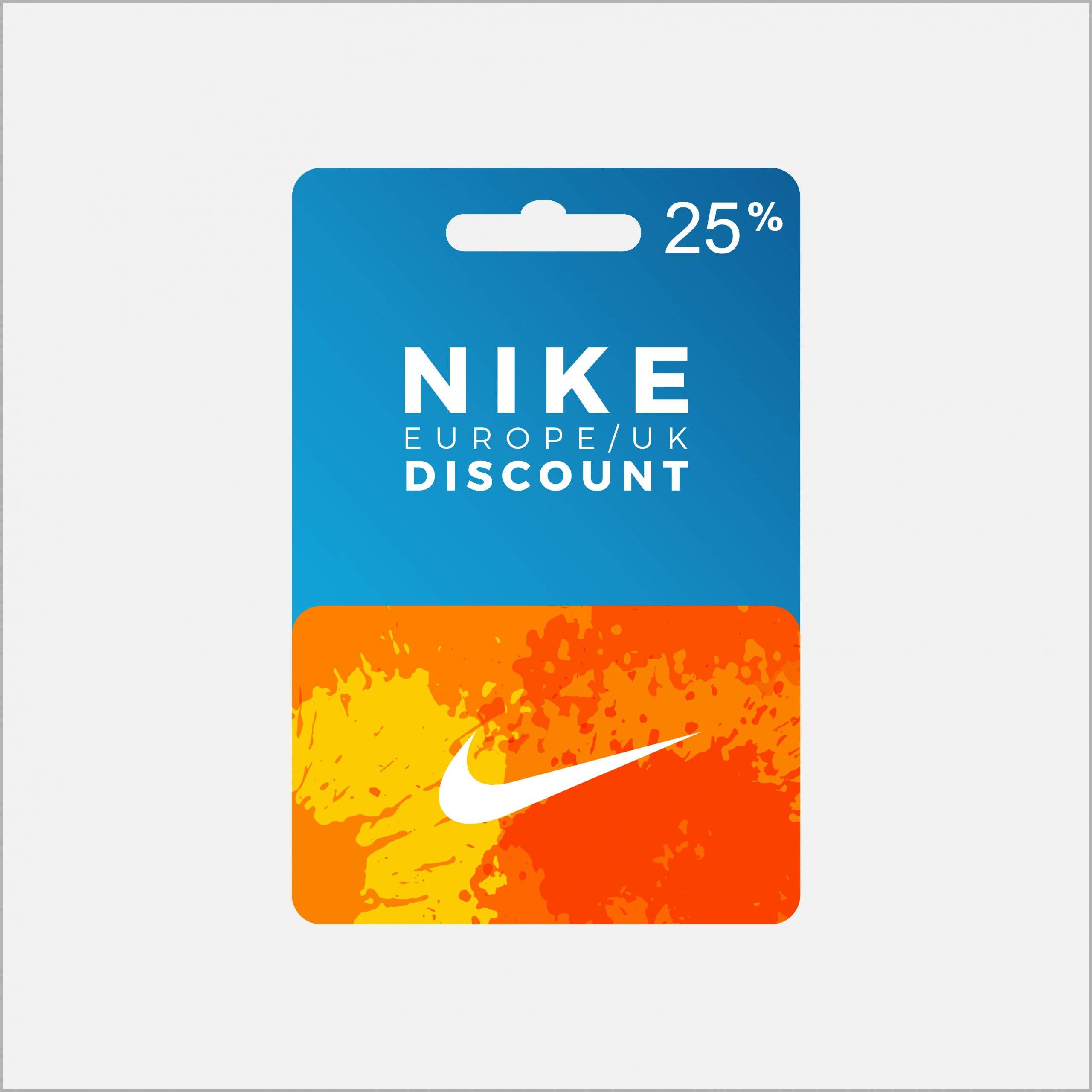 Nike UK/EU 25% discount code