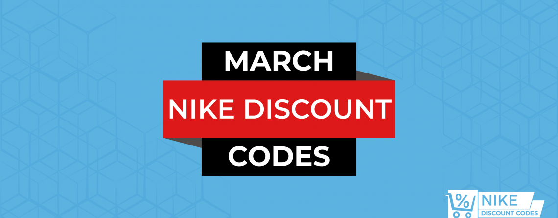 Nike discount codes march