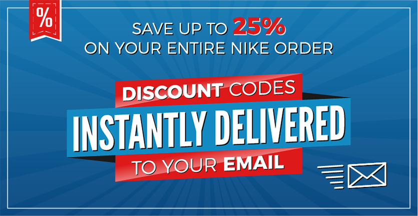 Nike Discount Code 25% Off Banner
