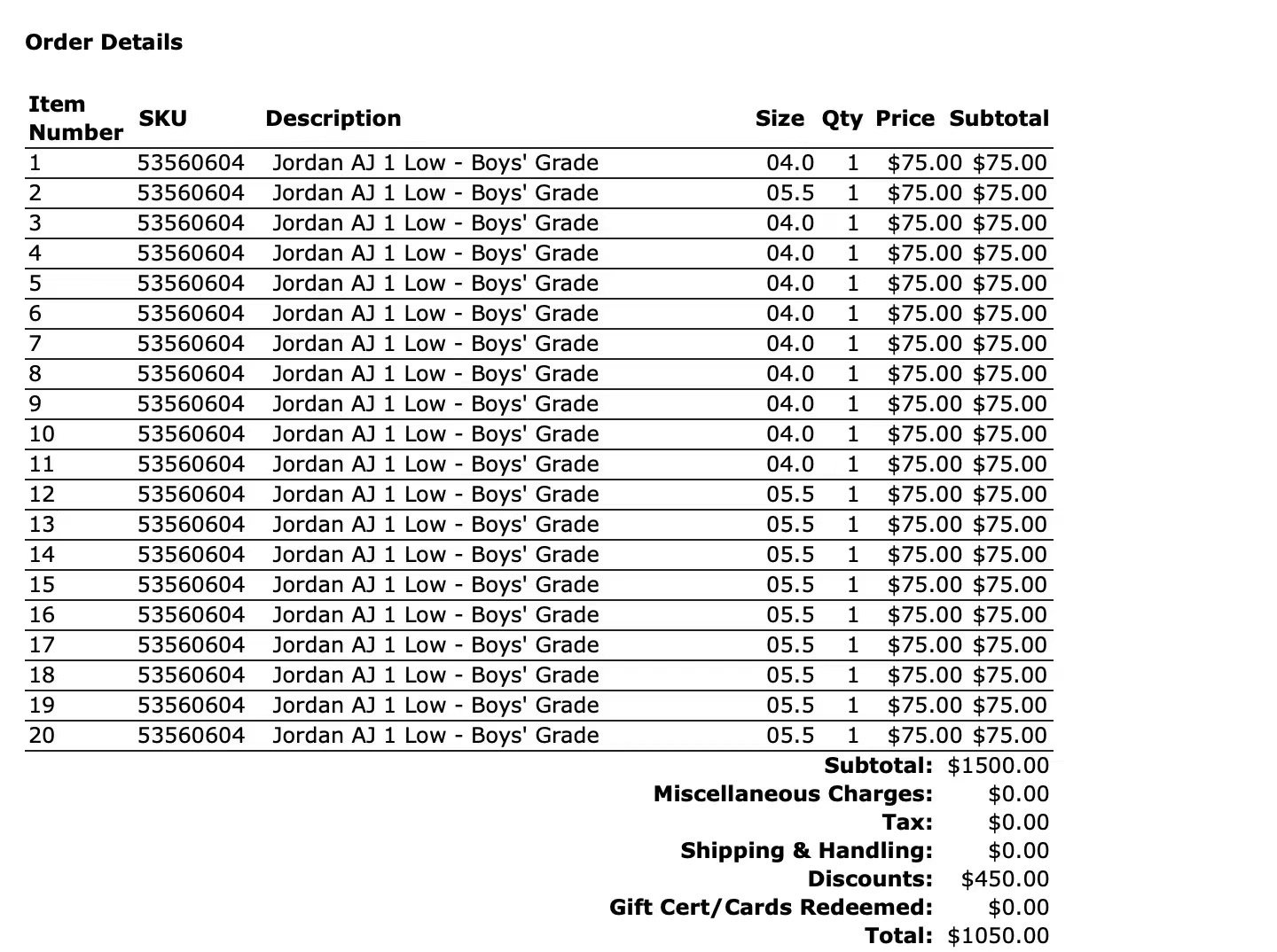 Foot Locker USA Discount